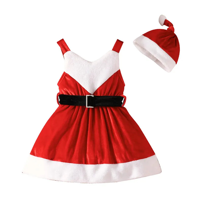 Vestido Infantil Natal Cintinho