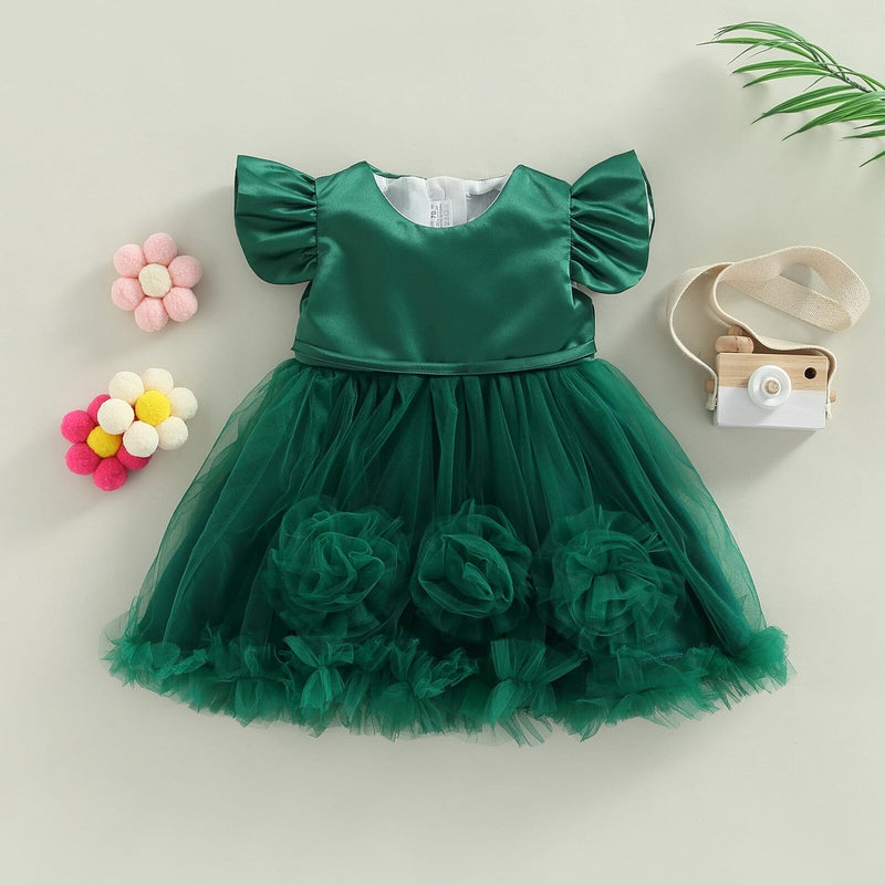 Vestido de Festa Infantil Cores Tule